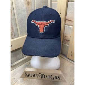 TEXAS Longhorn Curved Visor Golf Hat Cap Black Embroidered Bull Adjustable